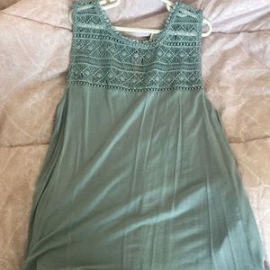 Teal tank top